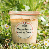 Diots sur gratin de crozets