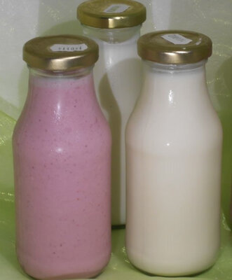 Yaourt à boire framboise