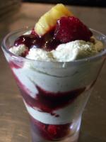 Coupe baba vanille fraises