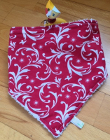 Bandana bavoir rouge