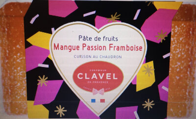 Pâtes de fruits mangue framboise