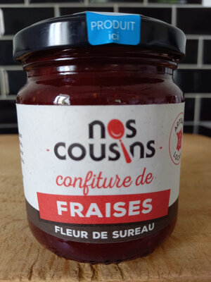 Confiture de fraises-infusion sureau