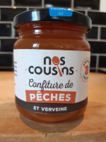 Confiture de pêche-verveine