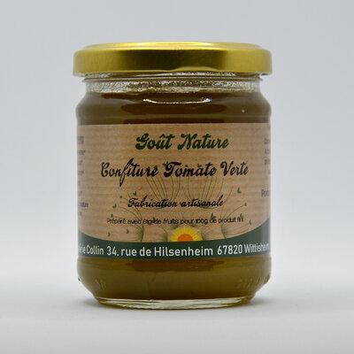 Confiture tomate verte
