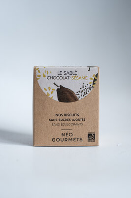 Sablés chocolat sésame