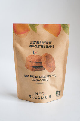 Sablés mimolette sesame