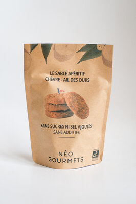 Sablés chèvre ail des ours