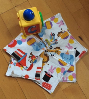 Lot 6 débarbouillettes cirque