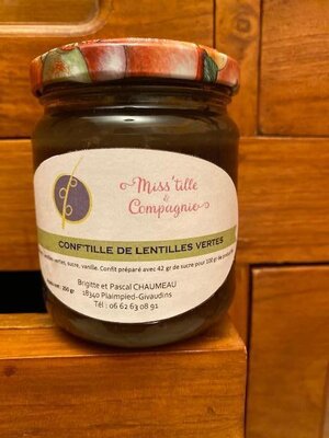 Confiture de lentille verte