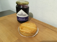 Gâteau basque myrtille individuel