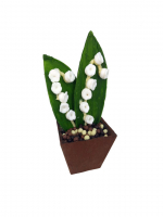 Pot de muguet chocolat au lait
