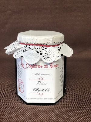 Confiture poire myrtille