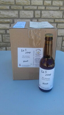Carton de 12 bières blondes