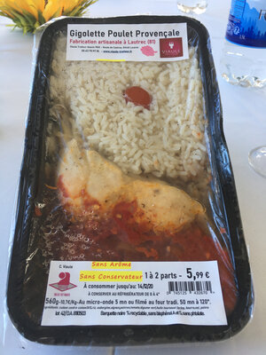 Gigolette de poulet à la provençal