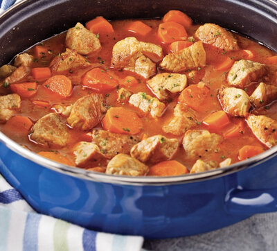 Mijoté de poulet carottes - curcuma