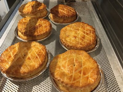 Tourte boudin blanc