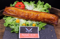 Feuilleté porc,canard, foie gras.