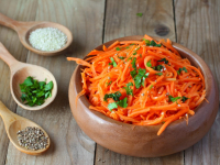 Carottes râpées vinaigrette cidre