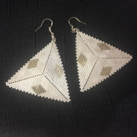 Boucles d'oreilles perles japonaises