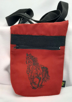 Sacoche bandoulière brodé cheval