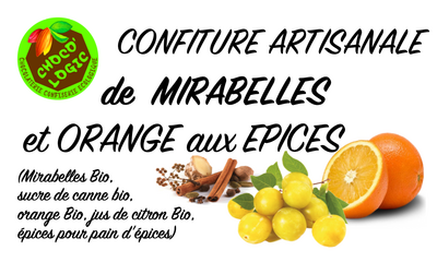 Confiture mirabelles et oranges