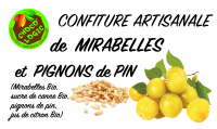 Confiture mirabelles aux pignons