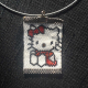Pendentif hello kitty en tissage - image 2