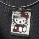 Pendentif hello kitty en tissage - image 3