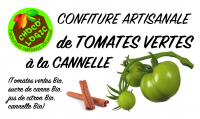 Confiture tomates vertes à la cannelle