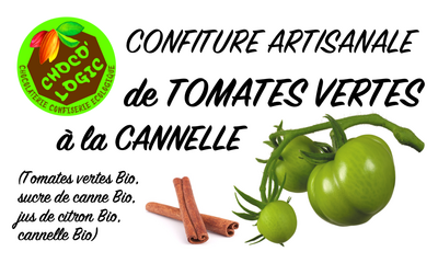 Confiture tomates vertes à la cannelle
