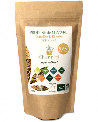 Protéine (63%) de chanvre bio