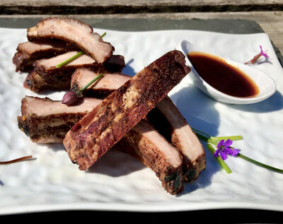 Rib's comme en louisiane + pdt