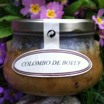 Conserve de colombo de boeuf