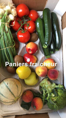 Panier de légumes et fruits