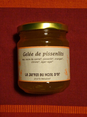 Gelée de pissenlits