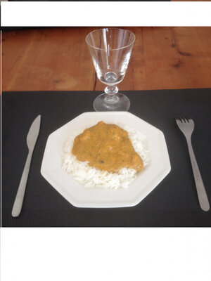 Sauce indienne 1/2 pers