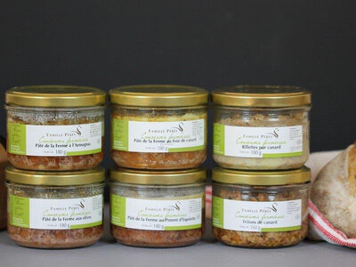 Assortiment de 6 verrines
