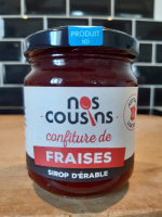 Confiture de fraises-sirop érable