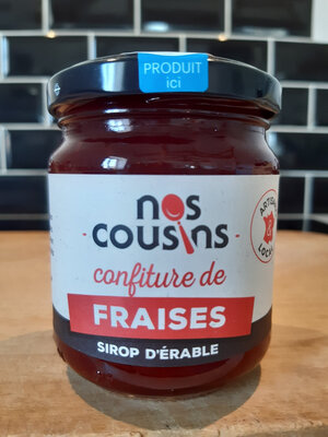 Confiture de fraises-sirop érable