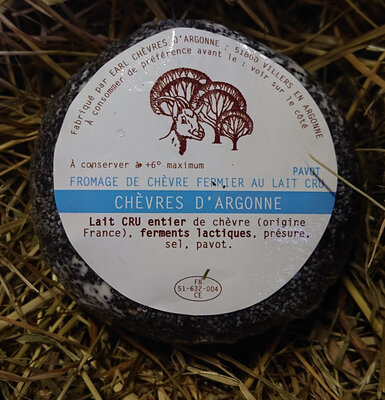 Chèvre frais pavot