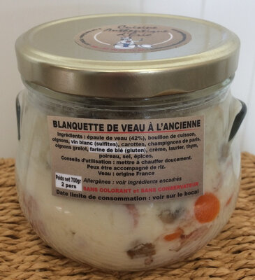 Blanquette de veau à l'ancienne