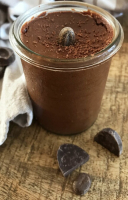 Mousse au chocolat noir et café