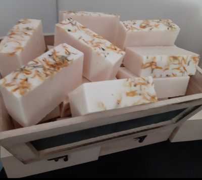 Savon lait de chevre lavandin