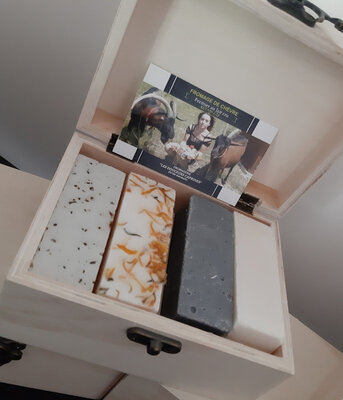 Coffret 4 savons lait de chèvre