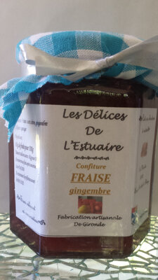 Confiture fraise gingembre