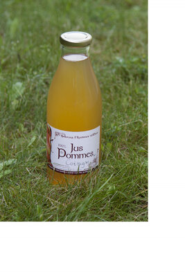 Jus de pommes coing