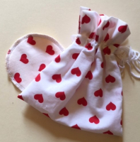 Kit lingette et pochon coeur