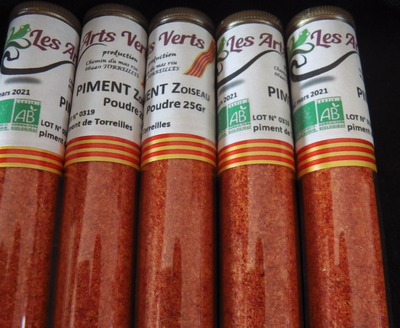 Piment oiseau poudre