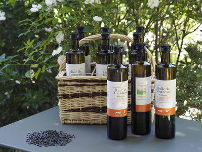 Huile vierge de tournesol bio