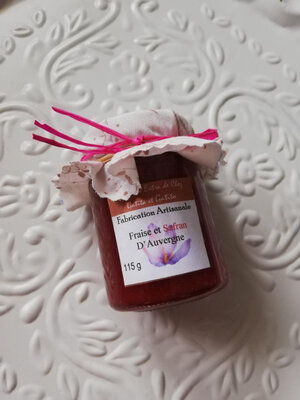 Confitures fraise  et safran